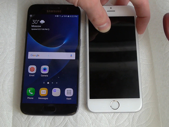 視頻:比誰夠耐煮 三星S7對(duì)陣蘋果iPhone 6s