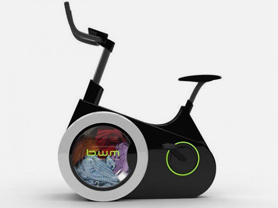 b.w.m健身洗衣機：讓你在踩自行車的同時把衣服洗了？