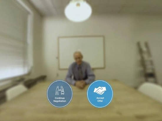 不敢跟老板談加薪？先戴上VR眼鏡模擬一下吧