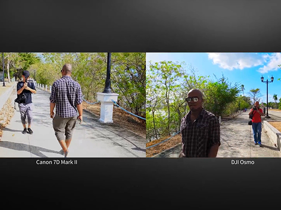 視頻：大疆Osmo對(duì)比佳能7D Mark II，拍視頻誰(shuí)更強(qiáng)？