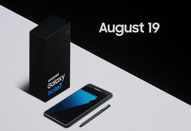 或售5999元，三星Galaxy Note7發(fā)布