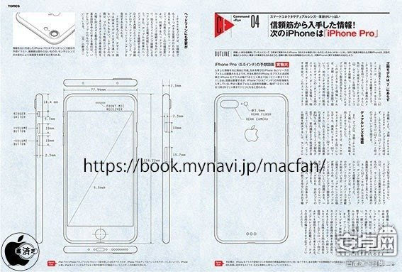 iPhone 7設計圖紙泄露！外形設計出乎意料