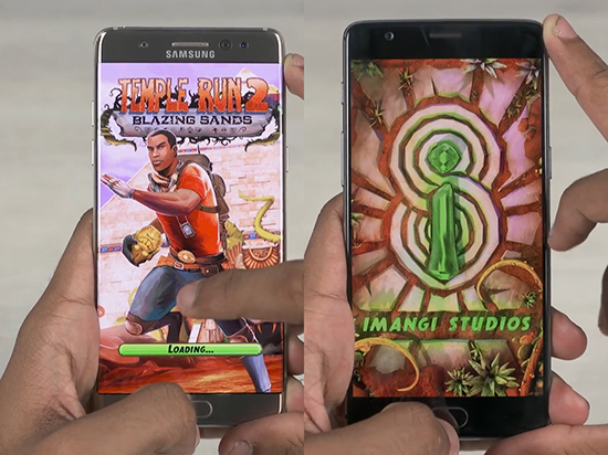 安卓旗艦速度對(duì)決：一加3吊打三星Note7