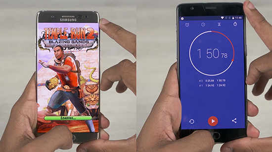 安卓旗艦速度對(duì)決：一加3吊打三星Note7