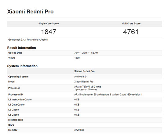 小米依然愛(ài)著聯(lián)發(fā)科 神秘新機(jī)竟是紅米Pro