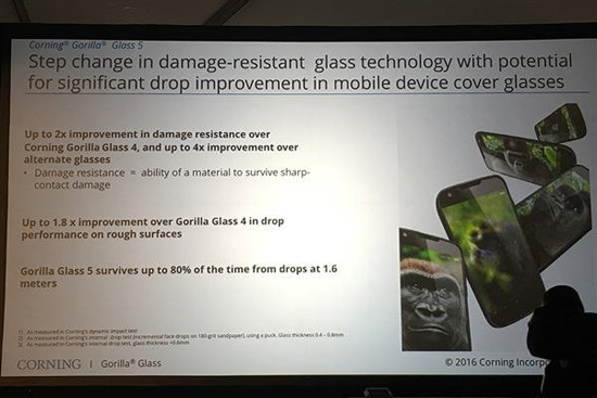 康寧第五代大猩猩玻璃實(shí)測(cè)：不怕摔 摔不怕！