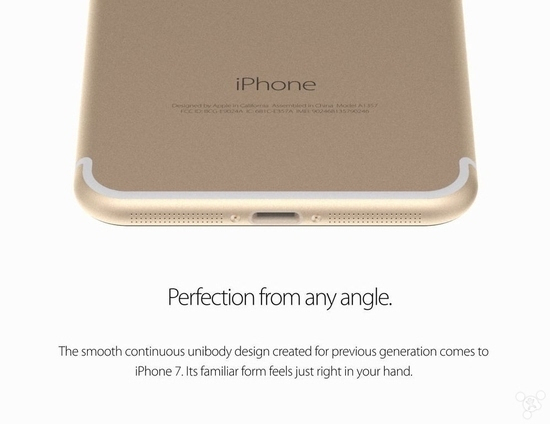iPhone 7概念圖曝光：將標配無線藍牙耳機？