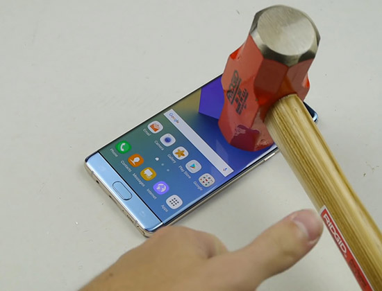 抗摔不抗刮？三星Note7耐用性瘋狂測試