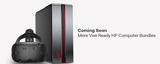 HTC和惠普發(fā)布Vive VR套裝 售價(jià)上萬(wàn)起