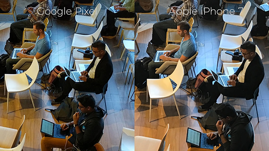 差距在哪？iPhone 7 谷歌Piexl拍照對(duì)比