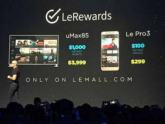 樂視超級(jí)手機(jī)/電視新品進(jìn)擊蘋果主場(chǎng) 加速全球化