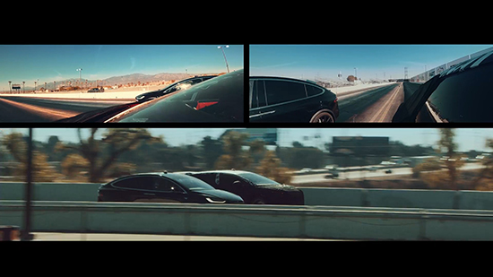 法拉第未來首款量產(chǎn)車測(cè)試：特斯拉遭秒殺