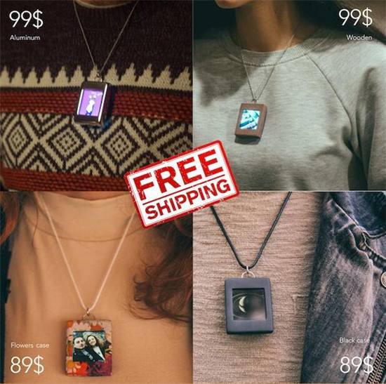 暖心數(shù)碼智能吊墜：可隨時(shí)更新女友照片