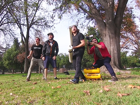 無(wú)人機(jī)航拍無(wú)聊？試試用空氣炮把GoPro射上天