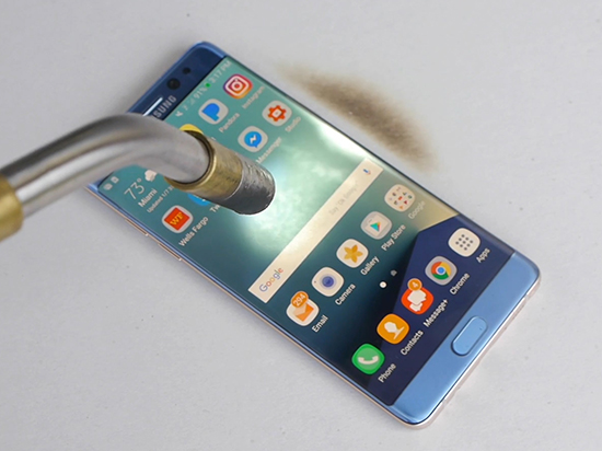 三星Note 7還有戲？屏幕燒毀了但電池還沒(méi)爆