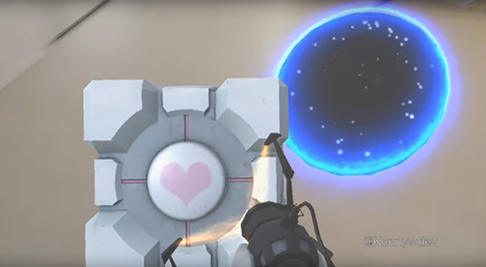 現(xiàn)實(shí)世界也能自由穿梭！有人造了MR版《傳送門(mén)》