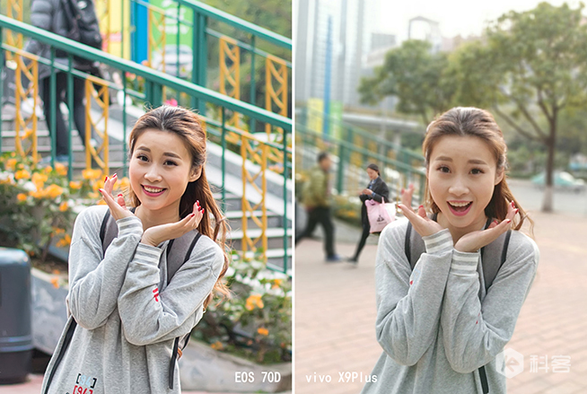 手機(jī)雙攝贏單反？vivo X9Plus自拍VS佳能70D