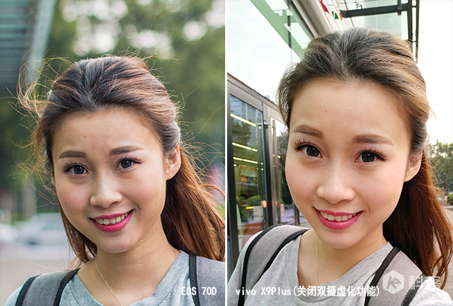 手機(jī)雙攝贏單反？vivo X9Plus自拍VS佳能70D