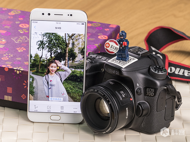 手機(jī)雙攝贏單反？vivo X9Plus自拍VS佳能70D