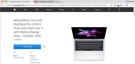 MacBook Pro也出翻新機了！最便宜也要上萬