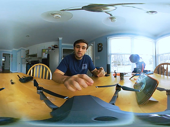 大疆Mavic無人機(jī)+360全景相機(jī)：這才是上帝視角