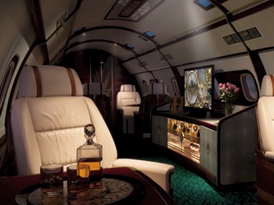 造價5億的私人飛機   設計取材“好萊塢”電影  