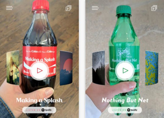 掃一下動起來！可口可樂推出AR播放器：邊喝邊嗨