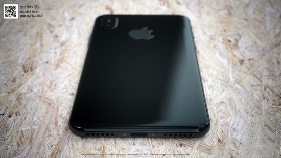 不出意外iPhone 8就是長這樣了：全面屏驚艷 額頭開孔感人