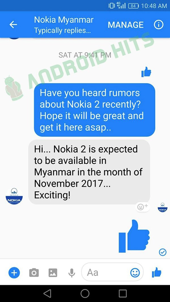 HMD入門機Nokia 2何時推出？諾基亞：11月份見