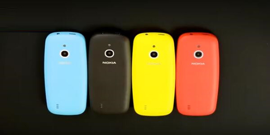 諾基亞3310 3G版美國發(fā)售:多種配色,售價400元