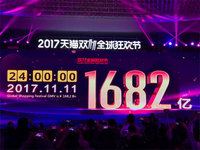 1682億破紀(jì)錄！2017天貓雙11全球狂歡節(jié)數(shù)據(jù)匯總