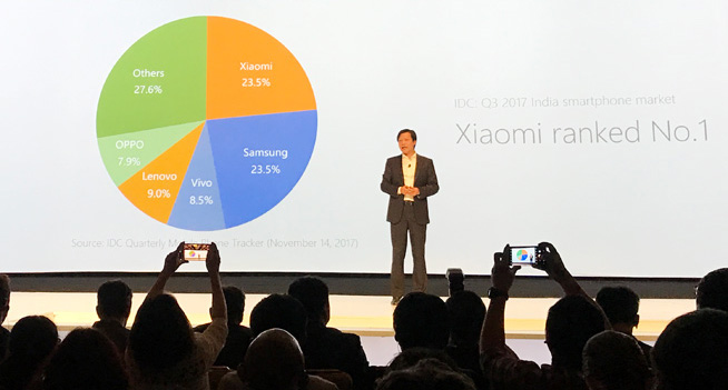 小米趕超vivo重回全球前5 雷軍分享秘訣是否高興得太早？