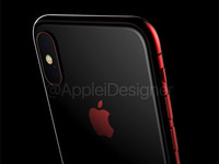 iPhone X新配色渲染圖曝光：紅黑撞色設(shè)計，有點騷氣