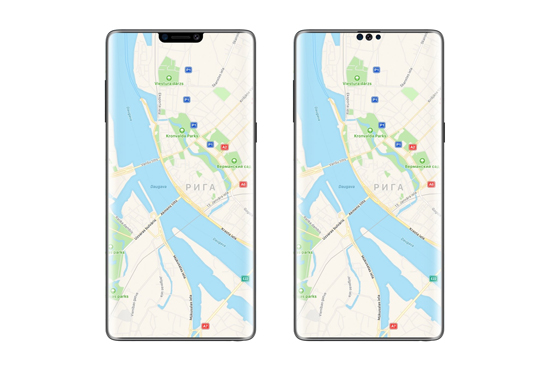 三星真全面屏新專利曝光：開孔可隱藏，顏值比蘋果劉海屏高太多！