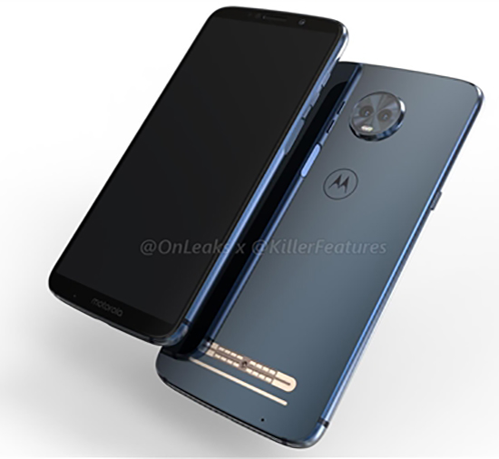 摩托首款全面屏模塊手機(jī)？Moto Z3 Play官方渲染圖曝光