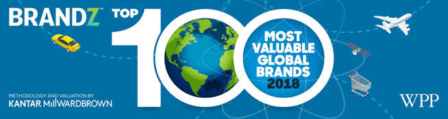 2018全球最有價(jià)值品牌榜：騰訊/阿里沖進(jìn)前十 中國(guó)品牌總增速超美國(guó)兩倍