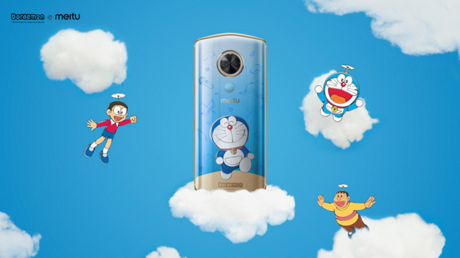 動漫深度定制 美圖T9再推小丸子/七龍珠/哆啦A夢限量版