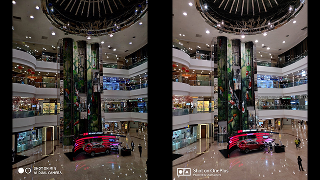 小米8一加6T超級(jí)夜景模式拍攝效果對(duì)比:小米大幅領(lǐng)先一加