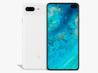 Google Pixel 4XL渲染圖：用上挖孔屏 后置雙攝實(shí)力翻倍？
