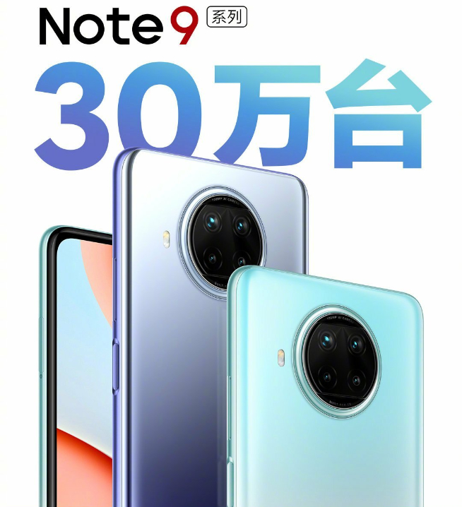 Redmi Note 9系列三劍客齊發(fā)力 首發(fā)銷量輕松突破30萬(wàn)臺(tái)！
