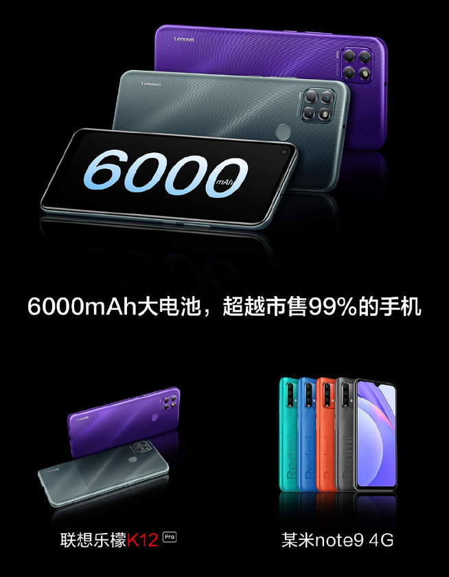 聯(lián)想樂檬K12/K12 Pro回歸：實(shí)力對(duì)標(biāo)Redmi？售價(jià)699元起
