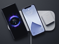 小米多線圈無(wú)線快充板開(kāi)售：3臺(tái)設(shè)備同時(shí)無(wú)線充電！蘋(píng)果畫(huà)的餅總算實(shí)現(xiàn)了