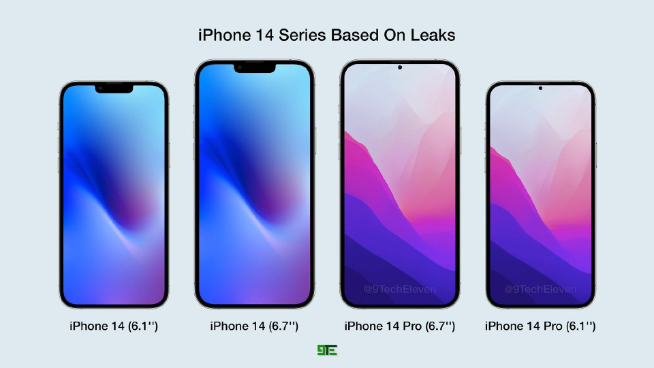 刀法精湛！蘋果iPhone 14系列只有倆尺寸？非Pro版仍用A15？