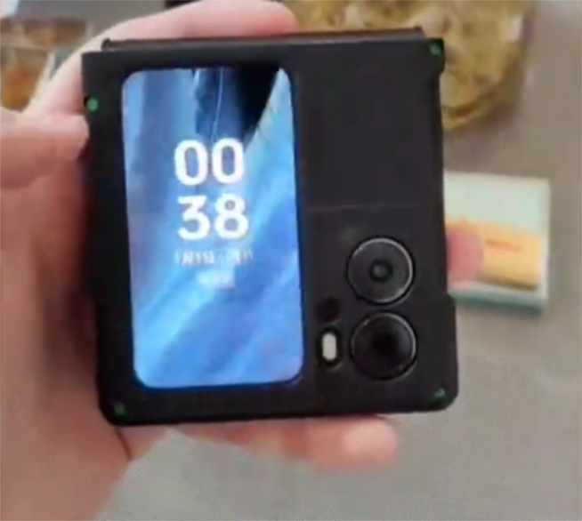 OPPP Find N2 Flip曝光：外屏夠大 魔改Reno豎折疊屏？